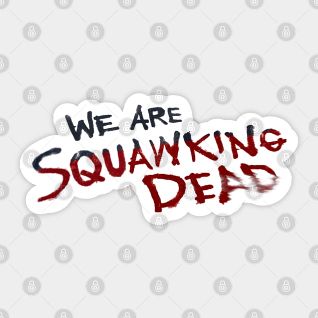 TWDSeason11 LOGO Sticker by SQUAWKING DEAD